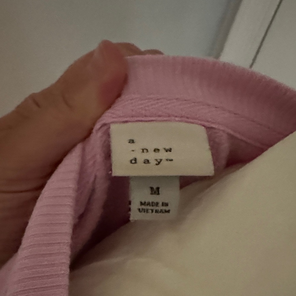 a new day Women's Pink Sweatshirt - Picture 3 of 5